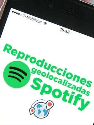 Comprar reproducciones geolocalizadas para canciones de Spotify